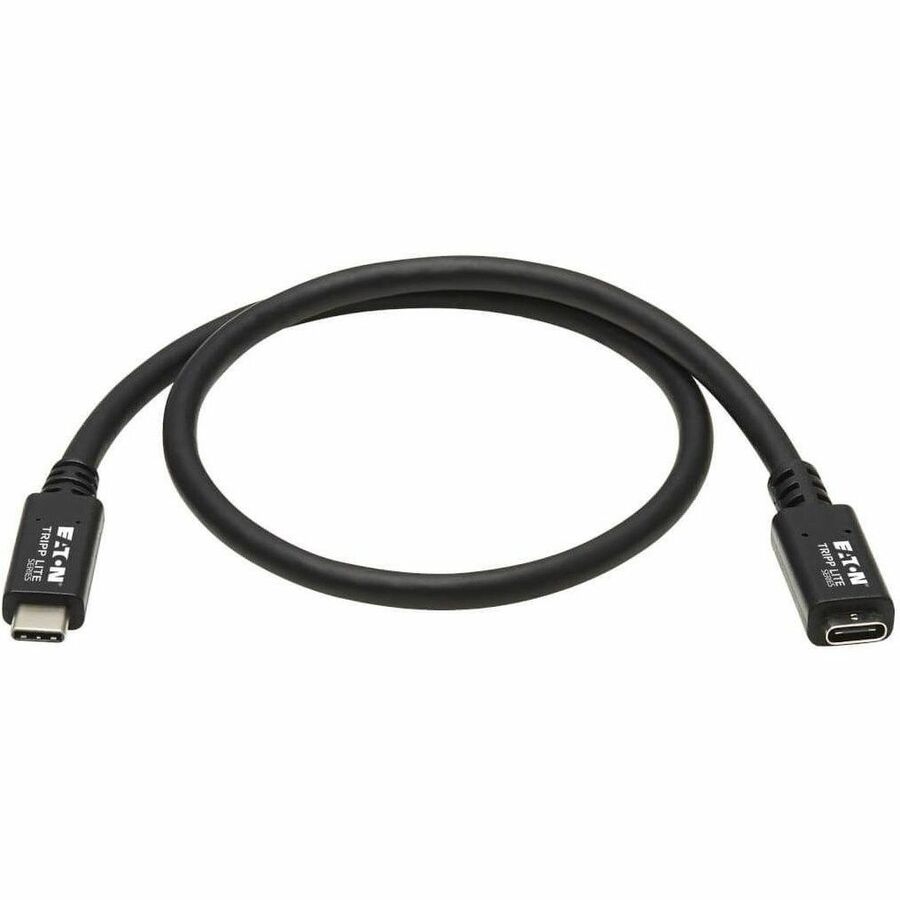 Eaton Tripp Lite Series USB-C Extension Cable (U421-20N-G2) – 20 Inch Thunderbolt 3 Data Transfer & Power Delivery Cable
