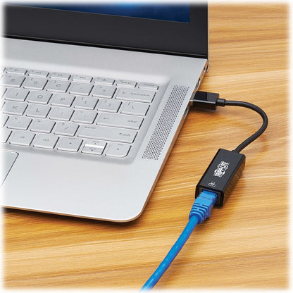 Eaton Tripp Lite Series USB-C & USB-A to Gigabit Ethernet Adapter - 10/100/1000 Mbps Ethernet Connection