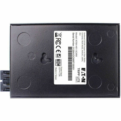 Eaton Tripp Lite N784-H01-SCMM Hardened Copper to Fiber Media Converter – 10/100 Mbps, Multimode Fiber, 2 km Range