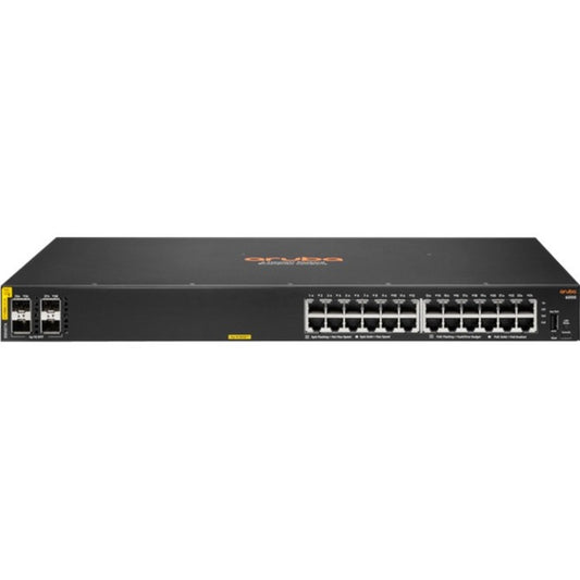 Hewlett Packard Enterprise R8N87A#ABA 6000 24G Class 4 PoE Switch with 2 SFP Slots