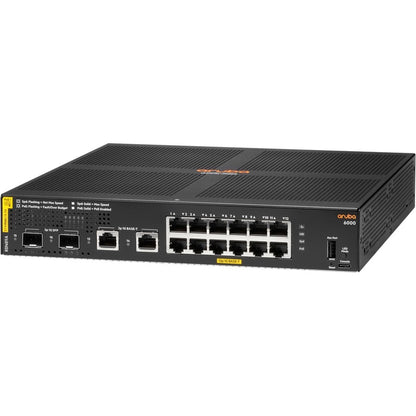 Hewlett Packard Enterprise R8N89A#ABA Aruba CX 6000 48G Class 4 PoE Switch with 12 Ports and 370W Power