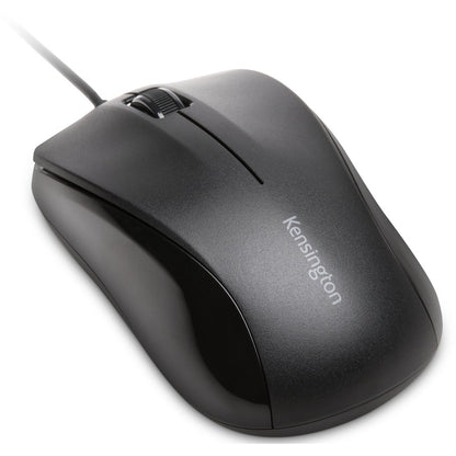 Kensington Wired Mouse for Life - Reliable Symmetrical USB Optical Mouse with Scroll Wheel