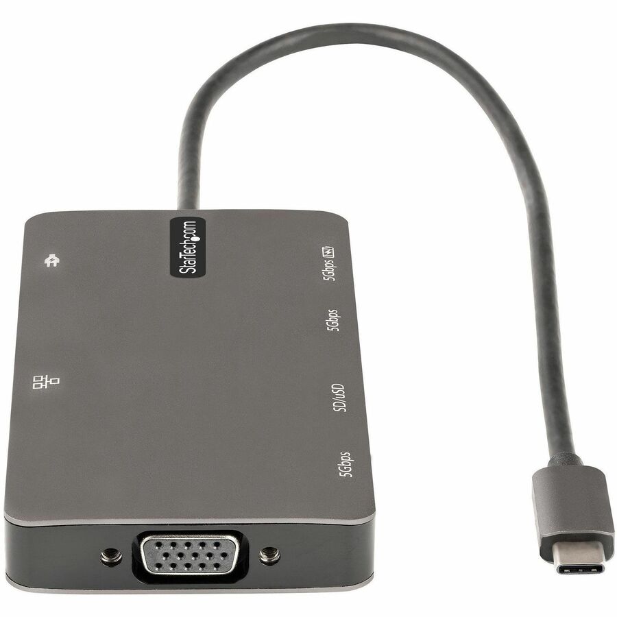 StarTech.com DKT30CHVSDPD USB-C Multiport Docking Station with 4K HDMI, VGA, GbE, and Power Delivery