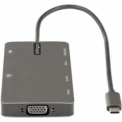 StarTech.com DKT30CHVSDPD USB-C Multiport Docking Station with 4K HDMI, VGA, GbE, and Power Delivery