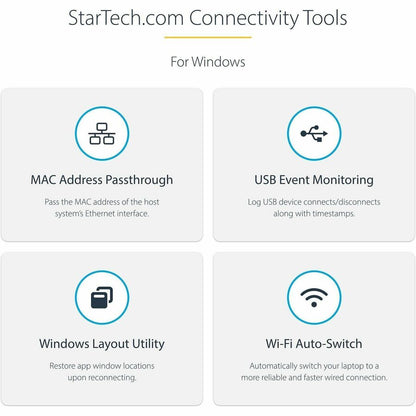 StarTech.com DKT30CHVSDPD USB-C Multiport Docking Station with 4K HDMI, VGA, GbE, and Power Delivery