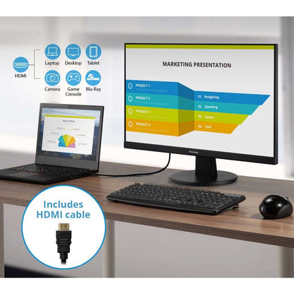 ViewSonic VA2247-MH 22-Inch Full HD LED Monitor with FreeSync, HDMI & VGA