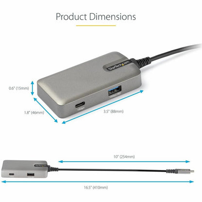 StarTech.com USB-C Multiport Adapter with 4K HDMI and 100W Power Delivery