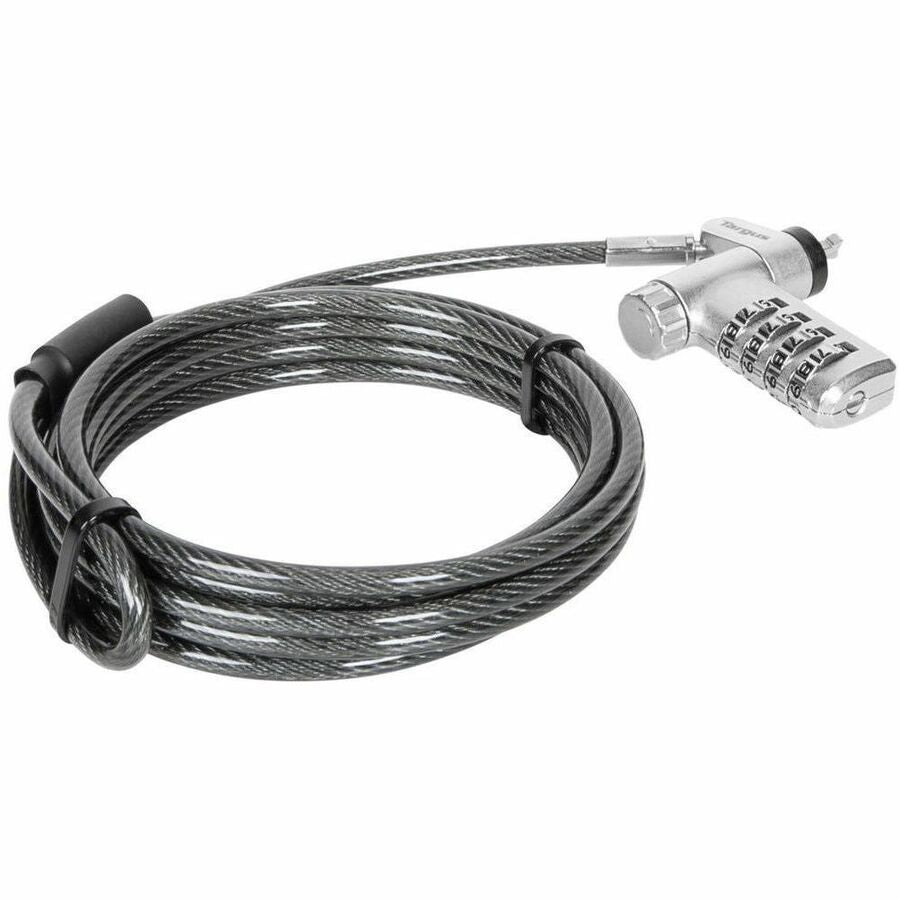 Targus DEFCON Ultimate Universal Resettable Combination Lock - 4-Digit Security Cable Lock for Laptops and Monitors
