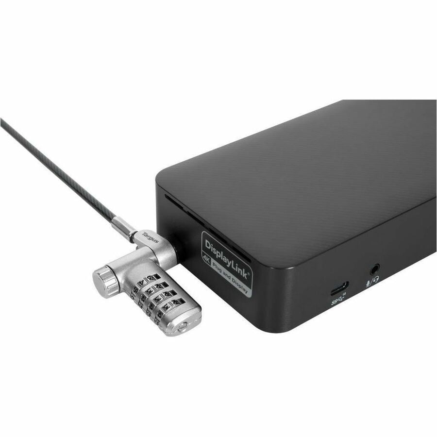 Targus DEFCON Ultimate Universal Resettable Combination Lock - 4-Digit Security Cable Lock for Laptops and Monitors