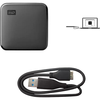Western Digital Elements SE SSD 1TB Portable External Drive - Reliable USB 3.0 Performance