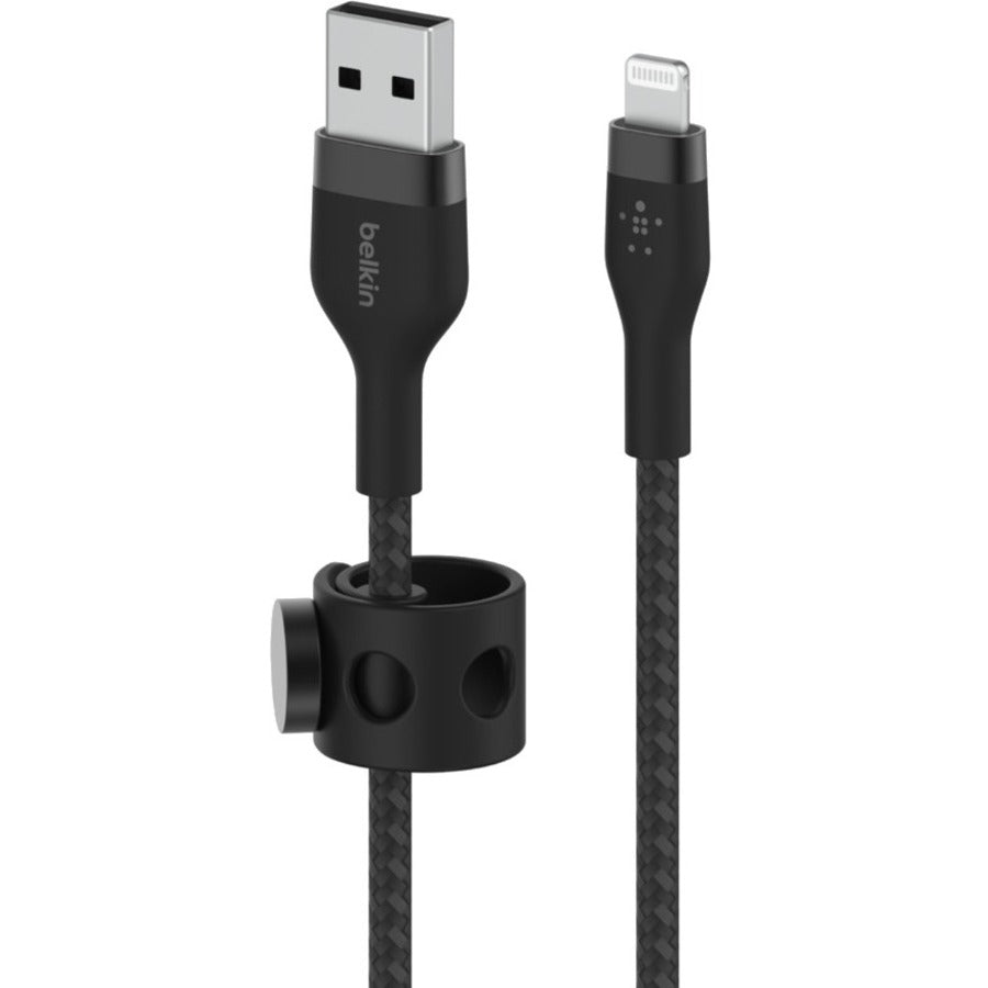 Belkin BoostCharge Pro Flex Lightning to USB-A Cable – Durable, Flexible, MFi-Certified Charging & Data Transfer Cord