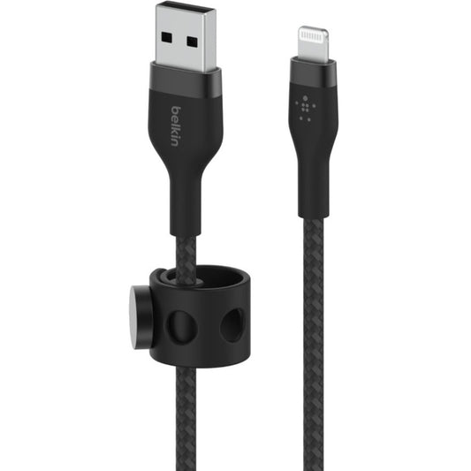 Belkin BoostCharge Pro Flex Lightning to USB-A Cable – Durable, Flexible, MFi-Certified Charging & Data Transfer Cord