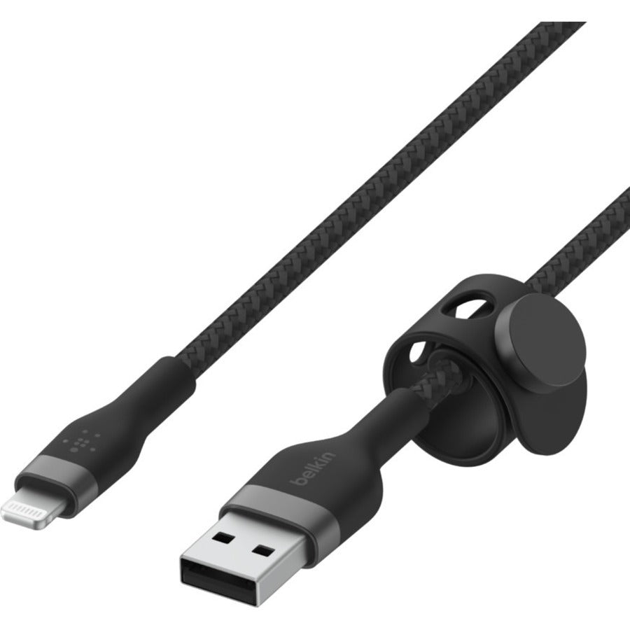 Belkin BoostCharge Pro Flex Lightning to USB-A Cable – Durable, Flexible, MFi-Certified Charging & Data Transfer Cord