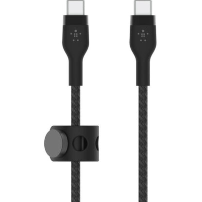 Belkin BoostCharge Pro Flex 60W USB-C to USB-C Cable - Braided Silicone, Fast Charging, 6.6 ft