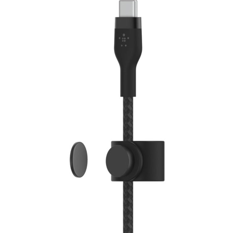 Belkin BoostCharge Pro Flex 60W USB-C to USB-C Cable - Braided Silicone, Fast Charging, 6.6 ft