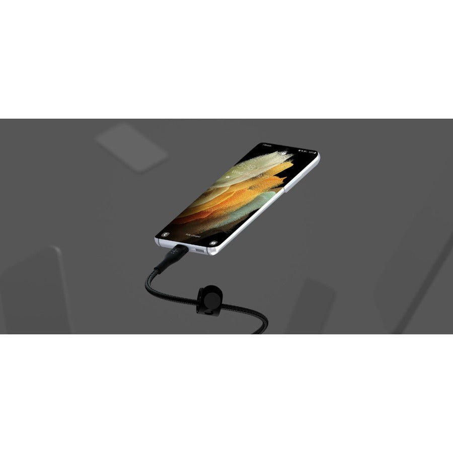 Belkin BoostCharge Pro Flex 60W USB-C to USB-C Cable - Braided Silicone, Fast Charging, 6.6 ft
