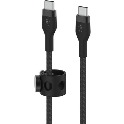 Belkin BoostCharge Pro Flex 60W USB-C to USB-C Cable - Braided Silicone, Fast Charging, 6.6 ft