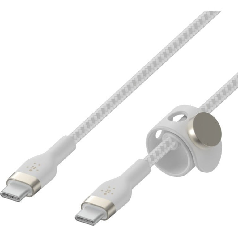 Belkin BoostCharge Pro Flex USB-C to USB-C Cable 60W for Fast Charging and Data Transfer