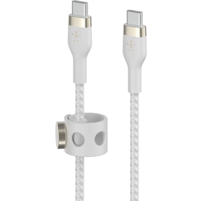 Belkin BoostCharge Pro Flex USB-C to USB-C Cable 60W for Fast Charging and Data Transfer