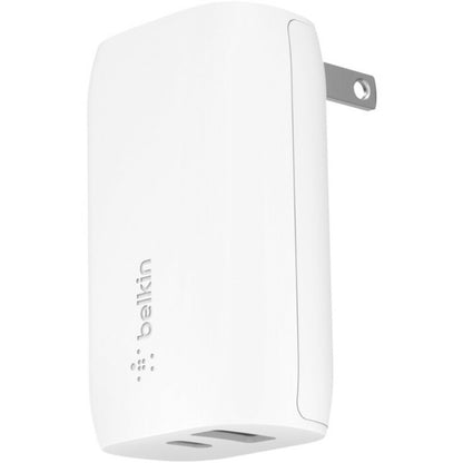 Belkin BoostCharge Dual Wall Charger with PPS 37W – Fast Charging for iPhone and Samsung Devices