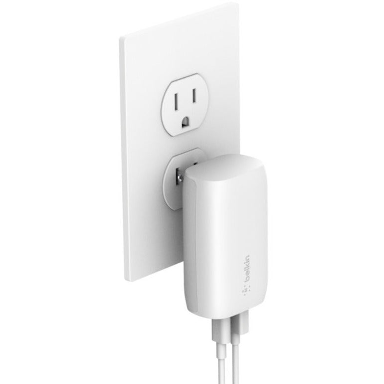 Belkin BoostCharge Dual Wall Charger with PPS 37W – Fast Charging for iPhone and Samsung Devices
