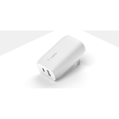Belkin BoostCharge Dual Wall Charger with PPS 37W – Fast Charging for iPhone and Samsung Devices