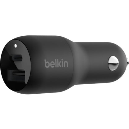 Belkin BoostCharge Dual Car Charger with PPS 37W – Fast Dual USB-C and USB-A Charging for iPhone, Samsung, and More