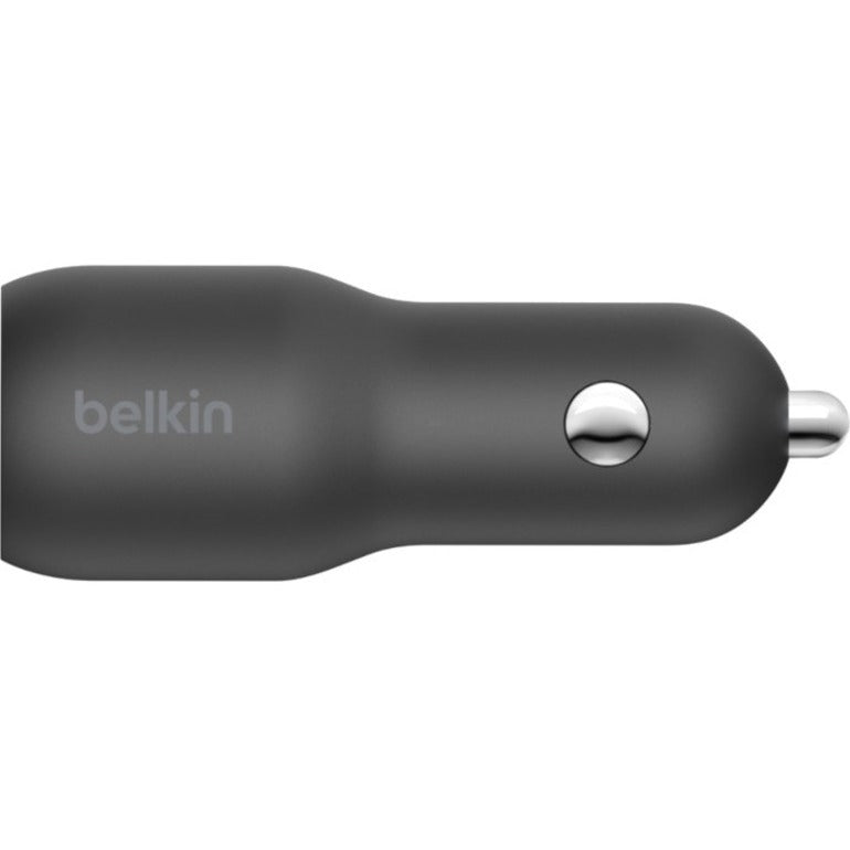 Belkin BoostCharge Dual Car Charger with PPS 37W – Fast Dual USB-C and USB-A Charging for iPhone, Samsung, and More