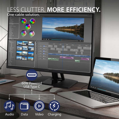 ViewSonic VP3256-4K 32-Inch UHD IPS Monitor with HDR10, USB-C & Ergonomic Stand