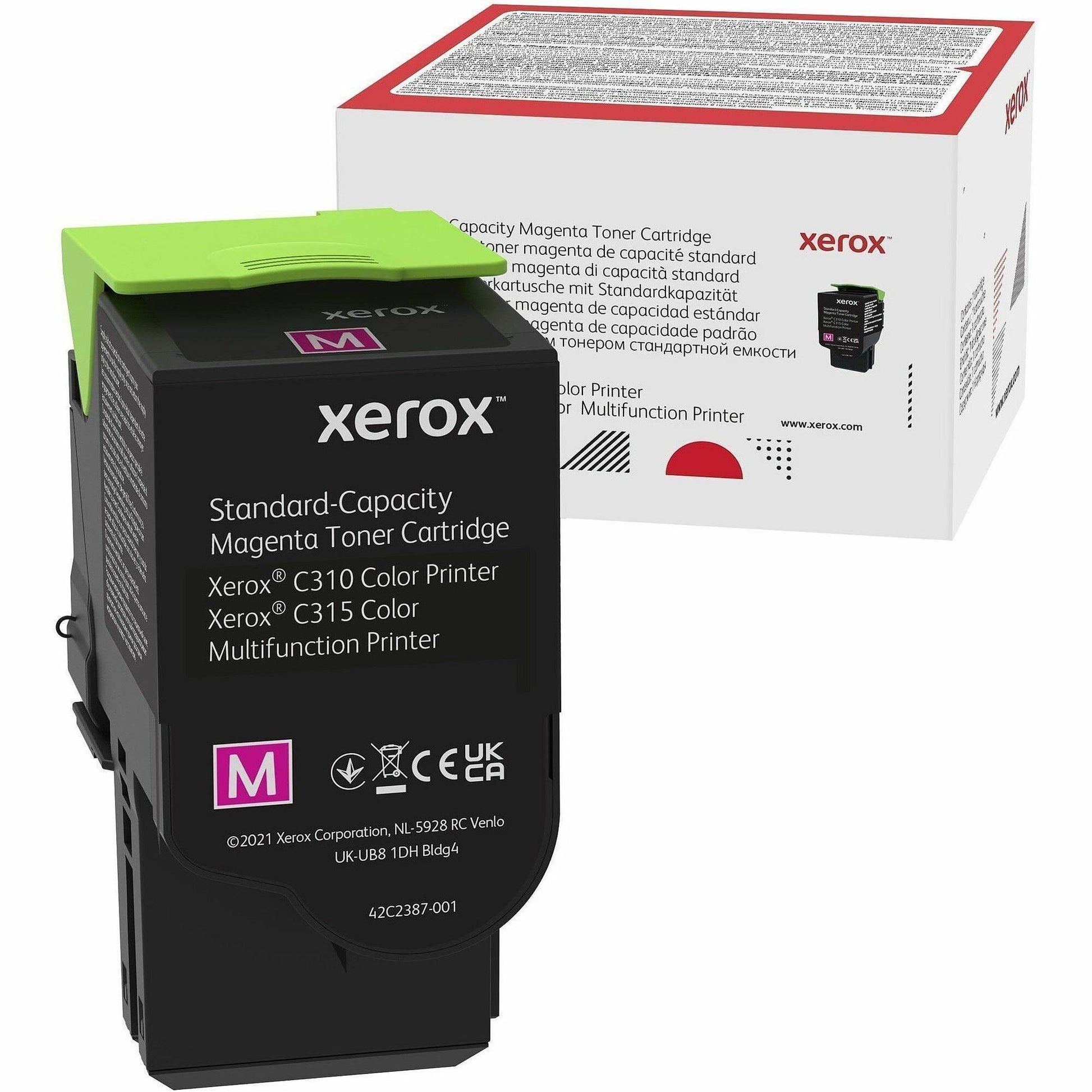 Xerox Genuine Magenta Toner Cartridge 006R04358 for Xerox C310 & C315 Printers