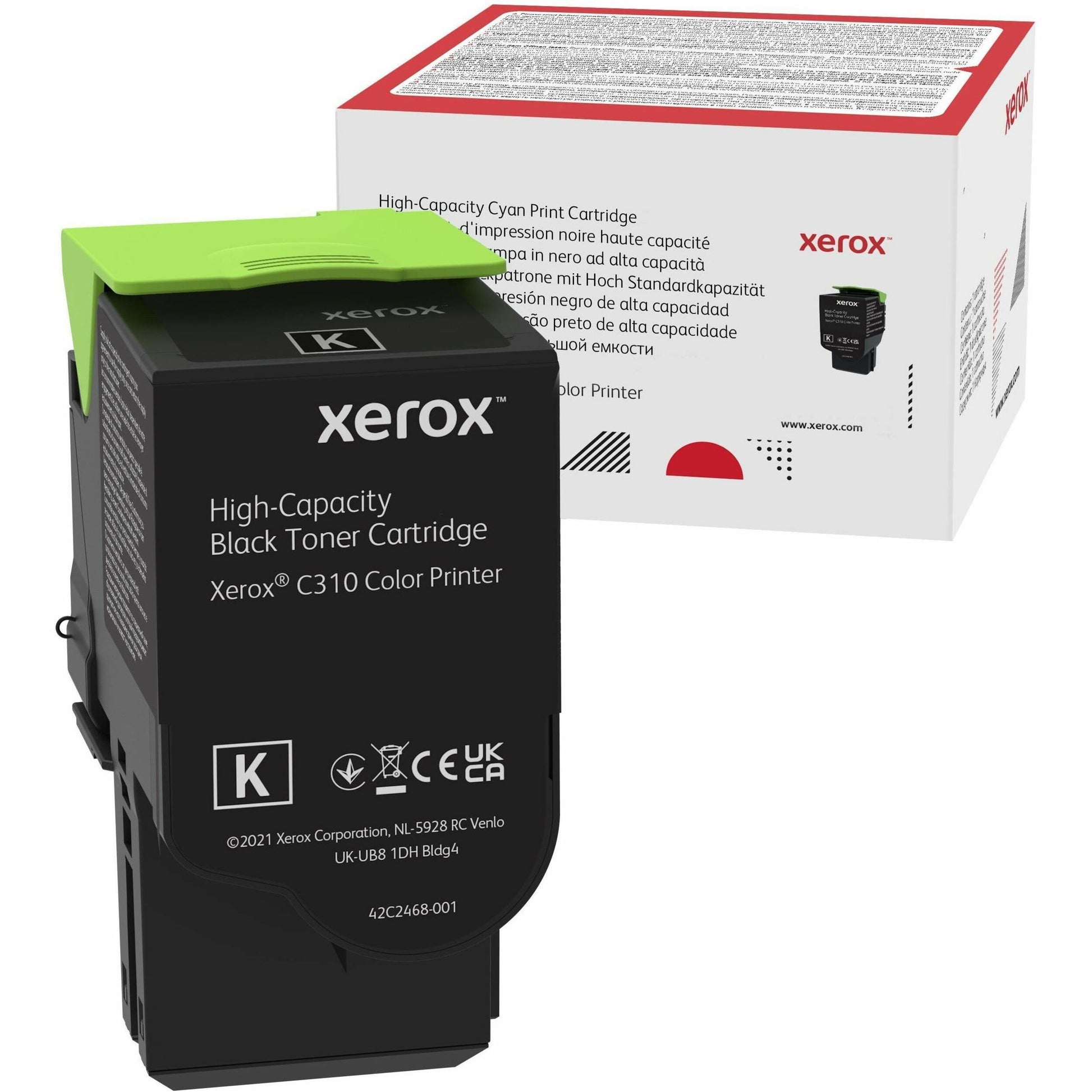Xerox Genuine 006R04364 Black Toner Cartridge for Xerox C310 and C315 Printers