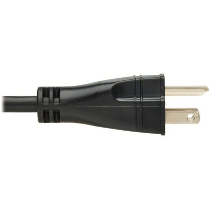 Eaton Tripp Lite Safe-IT Hospital-Grade Power Cable, 10 ft, 125V, NEMA 5-15P to IEC C13, Antibacterial Black Cord