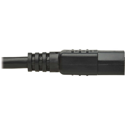 Eaton Tripp Lite Series Safe-IT Hospital-Grade Power Cord 15 ft - NEMA 5-15P to IEC C13, Antibacterial, 125V, 13A, Black