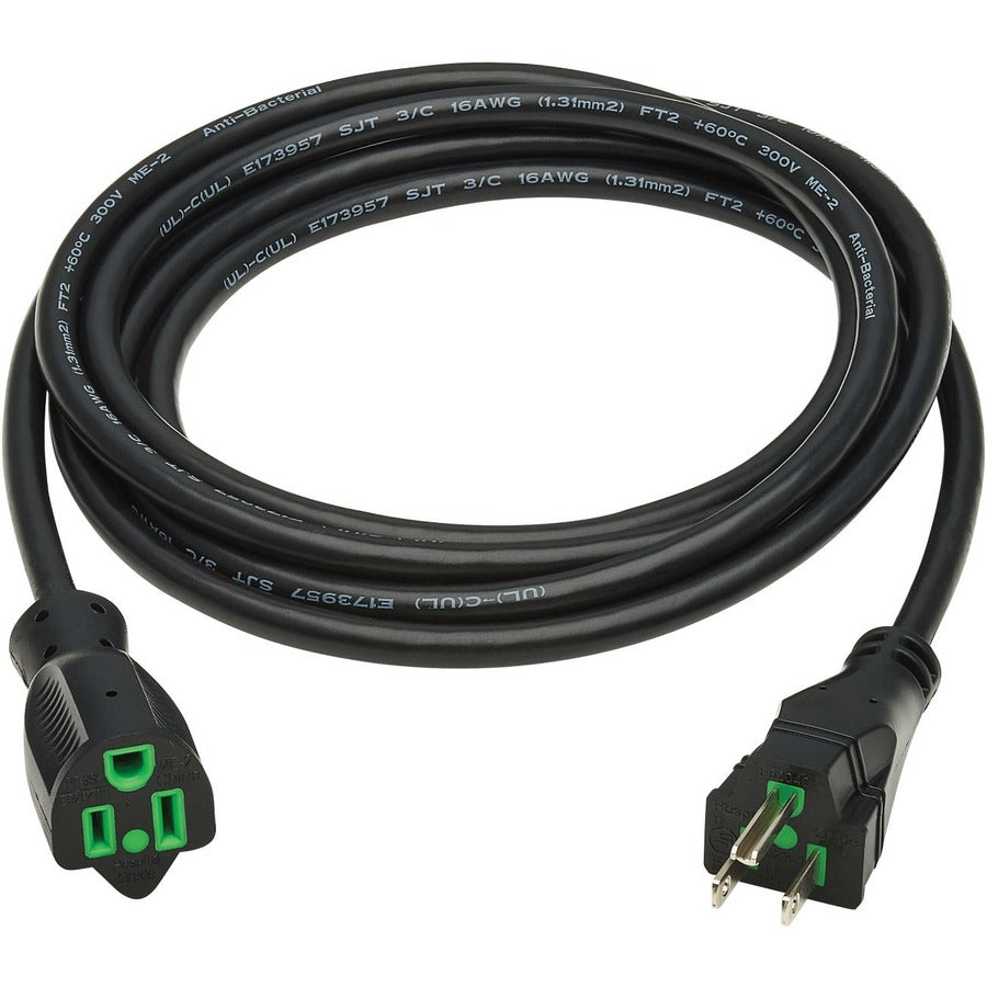 Eaton Tripp Lite Series Safe-IT Hospital-Grade Power Extension Cord 10 ft Black