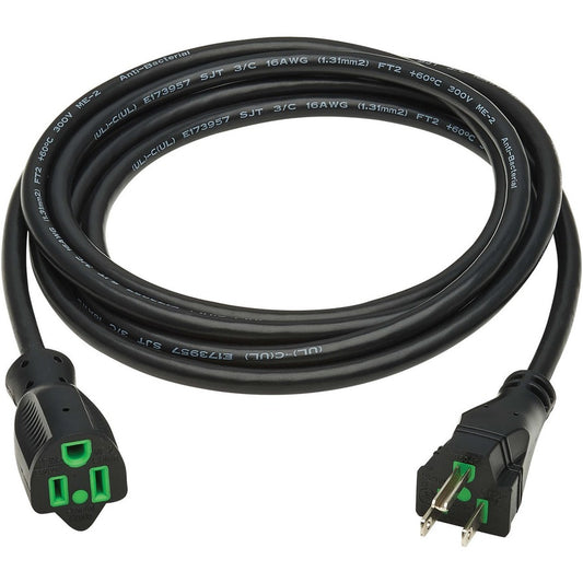 Eaton Tripp Lite Series Safe-IT Hospital-Grade Power Extension Cord 10 ft Black