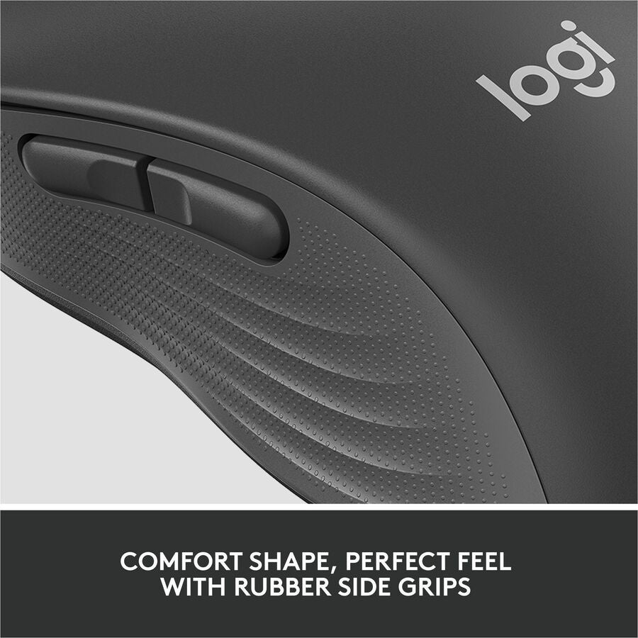 Logitech Signature M650 Wireless Mouse for Business – Secure Bluetooth and Logi Bolt Connectivity, Graphite
