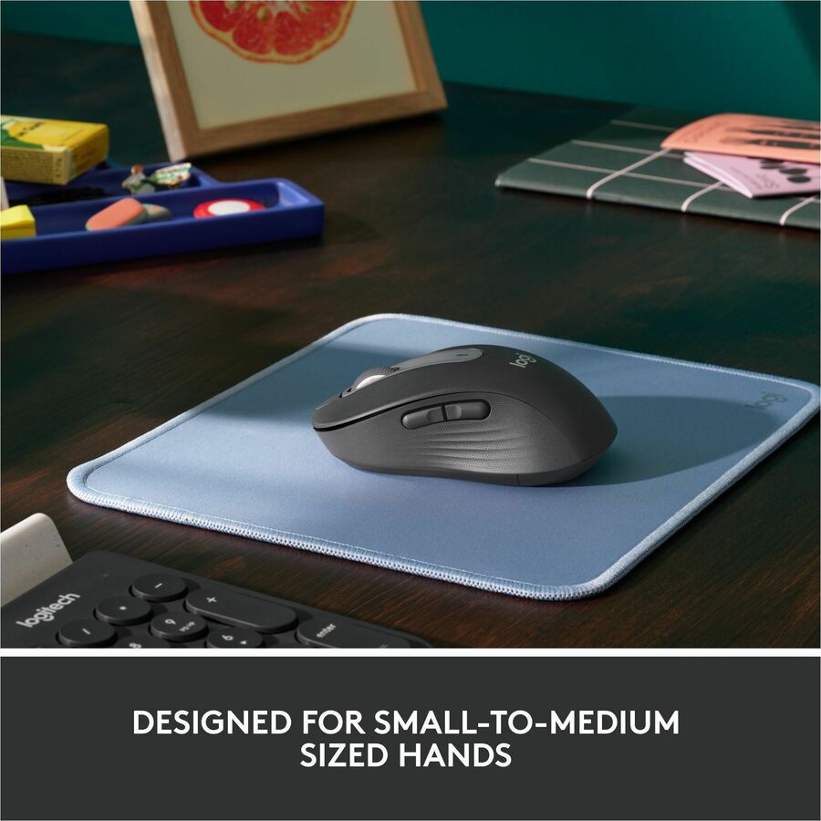 Logitech Signature M650 Wireless Mouse for Business – Secure Bluetooth and Logi Bolt Connectivity, Graphite