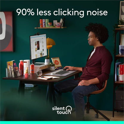 Logitech Signature M650 Wireless Mouse - Contoured Design for Small to Medium Hands, Bluetooth & Logi Bolt, 2-Year Battery Life, SilentClick in Graphite