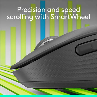 Logitech Signature M650 Wireless Mouse - Contoured Design for Small to Medium Hands, Bluetooth & Logi Bolt, 2-Year Battery Life, SilentClick in Graphite