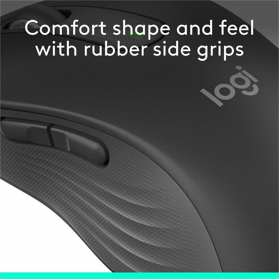 Logitech Signature M650 L Wireless Mouse for Large Hands - 2-Year Battery Life, Silent Clicks, Graphite