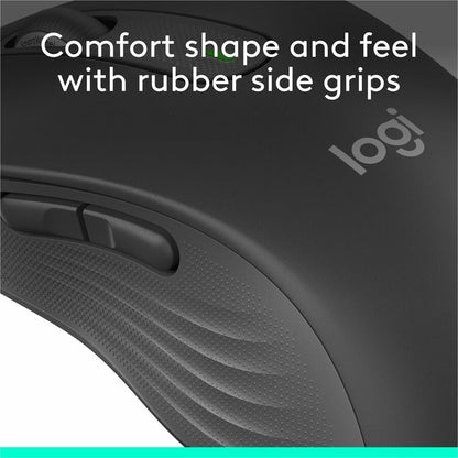Logitech Signature M650 L Wireless Mouse for Large Hands - 2-Year Battery Life, Silent Clicks, Graphite