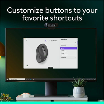 Logitech Signature M650 L Wireless Mouse for Large Hands - 2-Year Battery Life, Silent Clicks, Graphite