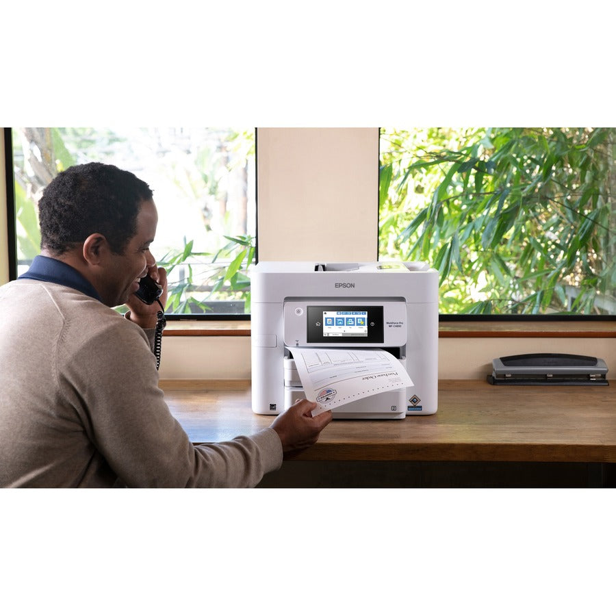 Epson WorkForce Pro WF-C4810 Color Multifunction Printer - Fast, Reliable Inkjet Printing