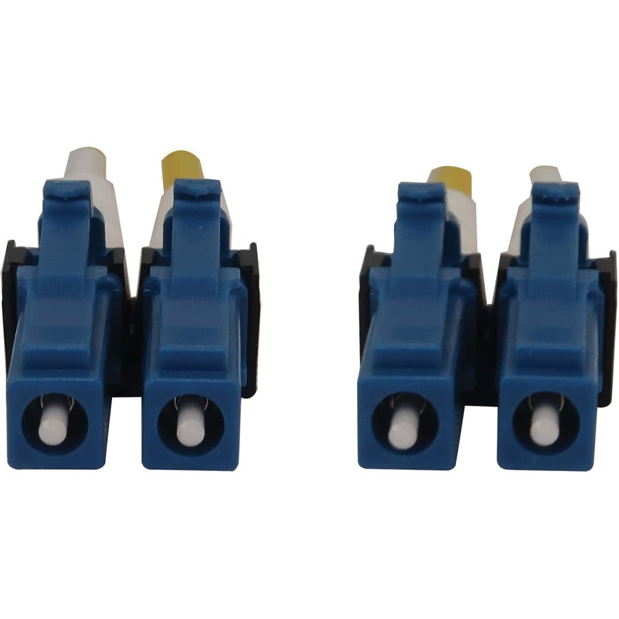 Eaton Tripp Lite Series 400G Duplex Singlemode OS2 Fiber Optic Cable (LC/UPC M/M) – 6.6 ft., Yellow LSZH Jacket