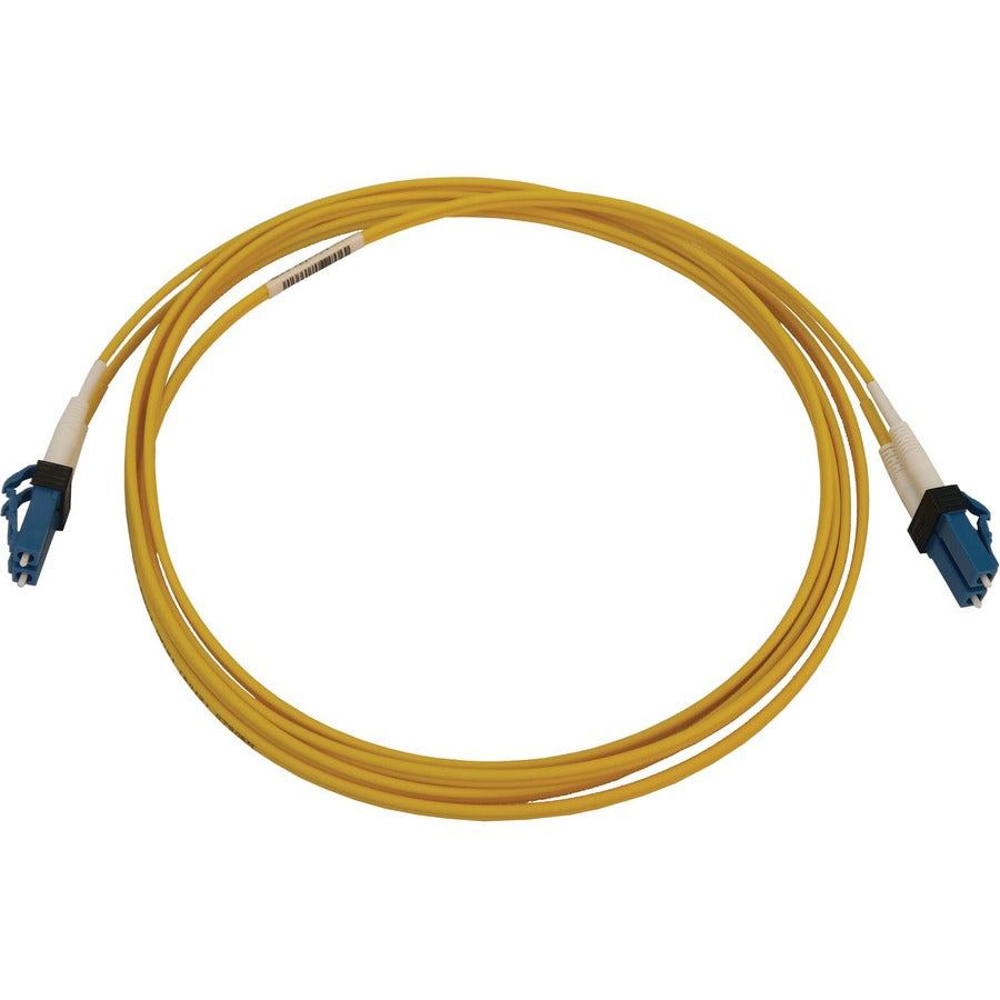 Eaton Tripp Lite Series 400G Duplex Singlemode OS2 Fiber Optic Cable (LC/UPC M/M) – 6.6 ft., Yellow LSZH Jacket