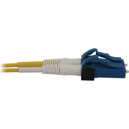 Eaton Tripp Lite Series 400G Duplex Singlemode Fiber Optic Cable N370X-03M - 9.8 ft, OS2, Switchable LC Connectors, Yellow LSZH Jacket