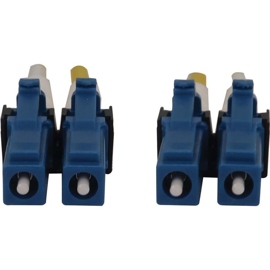 Eaton Tripp Lite Series 400G Duplex Singlemode Fiber Optic Cable N370X-03M - 9.8 ft, OS2, Switchable LC Connectors, Yellow LSZH Jacket