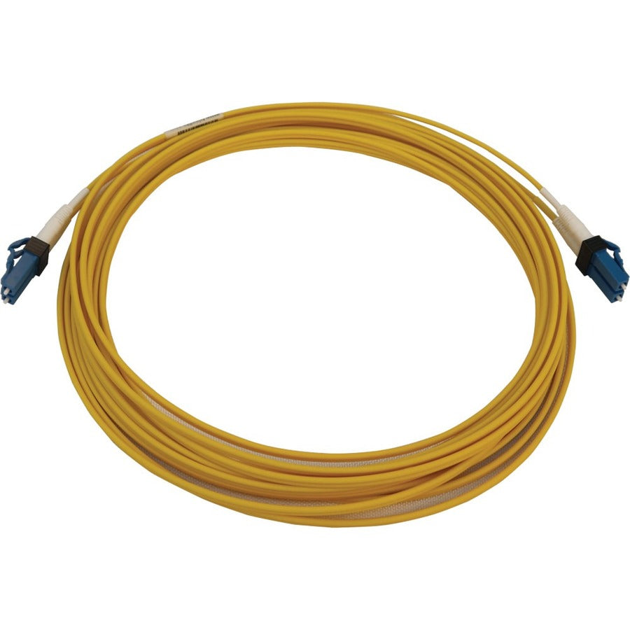 Eaton Tripp Lite Series 400G Duplex Singlemode OS2 Fiber Optic Cable (LC/UPC M/M) - 6 meters, Yellow LSZH Jacket