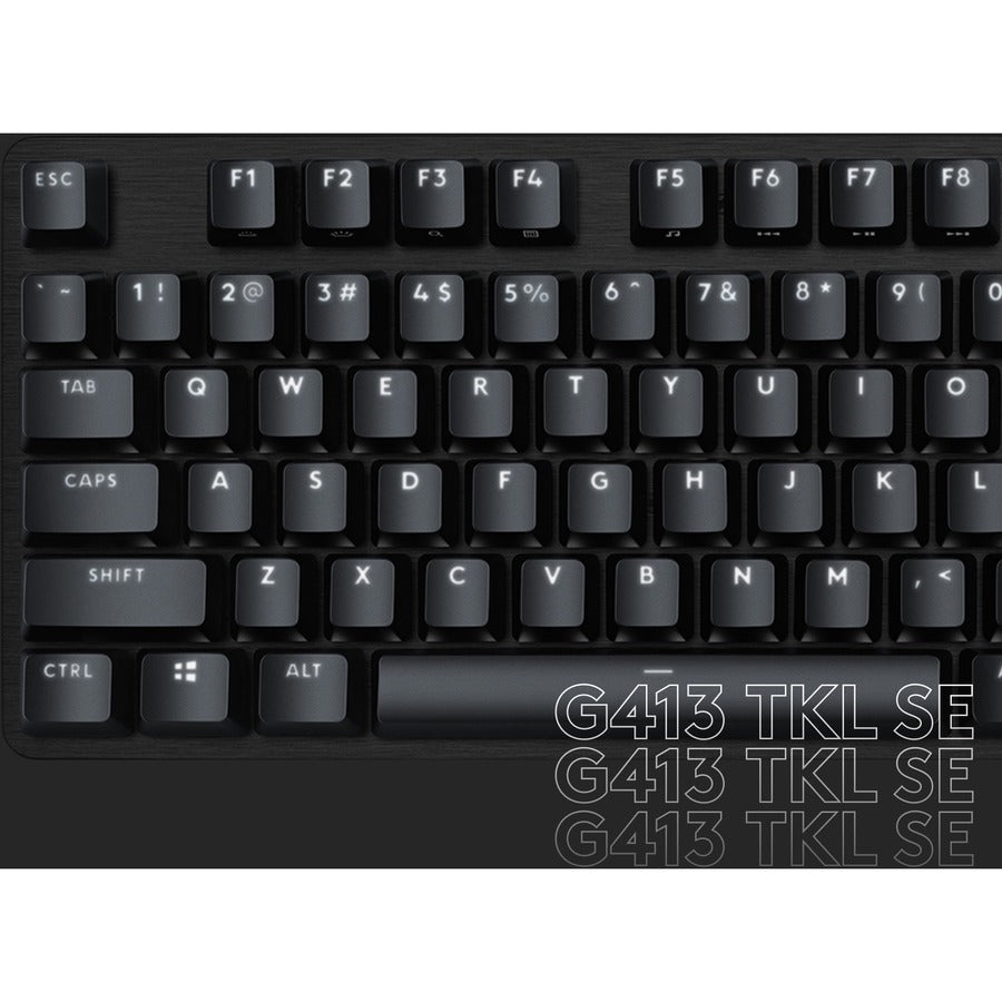 Logitech G413 TKL SE Mechanical Gaming Keyboard with Tactile Switches and PBT Keycaps