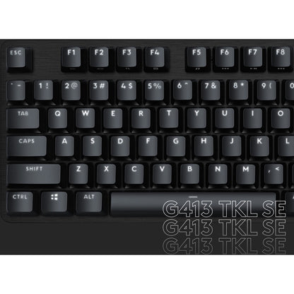 Logitech G413 TKL SE Mechanical Gaming Keyboard with Tactile Switches and PBT Keycaps